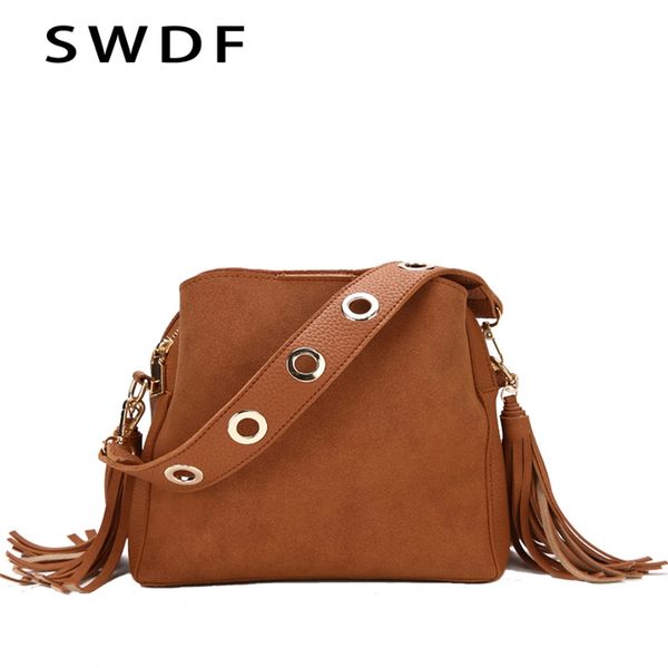 swdf new brand 2018 fashion scrub women bucket bag vintage tassel messenger bag retro shoulder cross body bags
swdf new brand 2018 fashion scrub women bucket bag vintage tassel messenger bag retro shoulder cross body bags