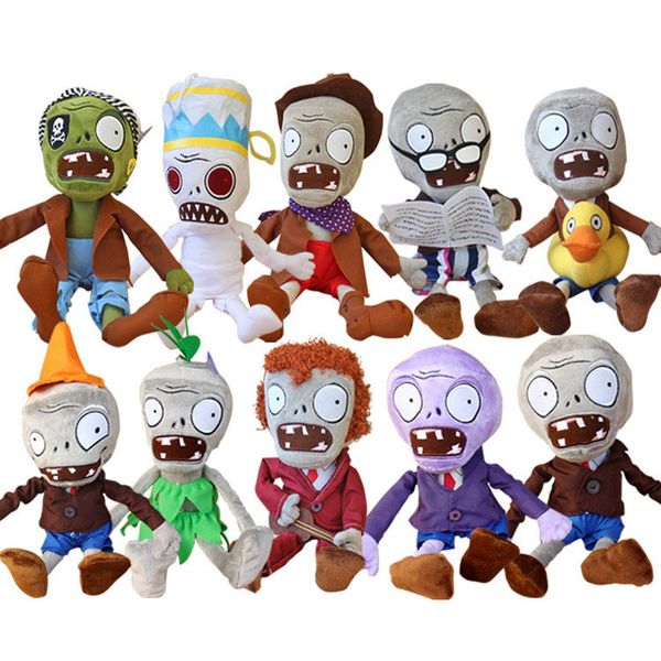 6 pcs/set wholesale plants vs zombies plush toys 30cm pvz pirate duck stuffed doll gifts for kids children
6 pcs/set wholesale plants vs zombies plush toys 30cm pvz pirate duck stuffed doll gifts for kids children