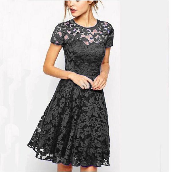 women dress fashion round neck sleeve bodycon dresses elegant a-line natural waist long dresses, Black;gray
women dress fashion round neck sleeve bodycon dresses elegant a-line natural waist long dresses, Black;gray