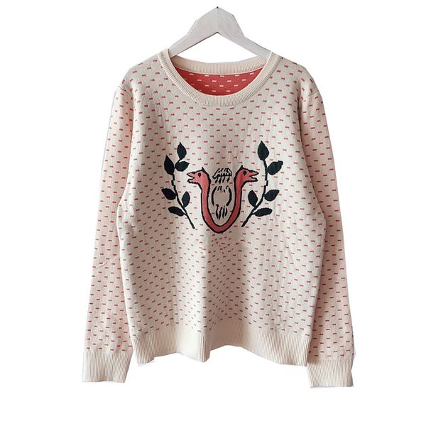 2019 g early autumn luxury women designer sweater new polka dot jacquard snake round neck sweater pullover loose knit wool size s-l, White;black
2019 g early autumn luxury women designer sweater new polka dot jacquard snake round neck sweater pullover loose knit wool size s-l, White;black