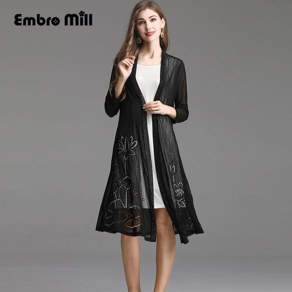 spring chinese style v-neckheavy hollow embroidery coat fashion thin and light elegant windbreaker coat female plus size -5x, Tan;black
spring chinese style v-neckheavy hollow embroidery coat fashion thin and light elegant windbreaker coat female plus size -5x, Tan;black