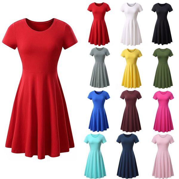 black bodycon summer dress 2019 short sleeves round neck dress party casual basic beach short pure colors, White;black
black bodycon summer dress 2019 short sleeves round neck dress party casual basic beach short pure colors, White;black