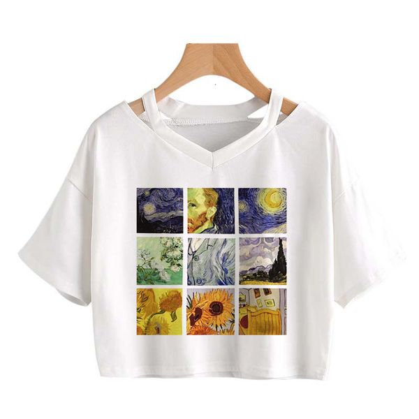 женщины конструктор рубашки женская одежда david van gogh art print harajuku смешной для lady hipster tumblr рубашка способа женщин tee crop, White
женщины конструктор рубашки женская одежда david van gogh art print harajuku смешной для lady hipster tumblr рубашка способа женщин tee crop, White
