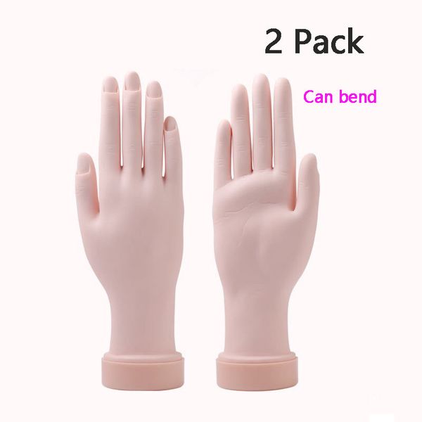 2pcs manicure set for practice hand nail hand training model flexible flectional mannequin model fake hands soft fake nail tool, Silver
2pcs manicure set for practice hand nail hand training model flexible flectional mannequin model fake hands soft fake nail tool, Silver
