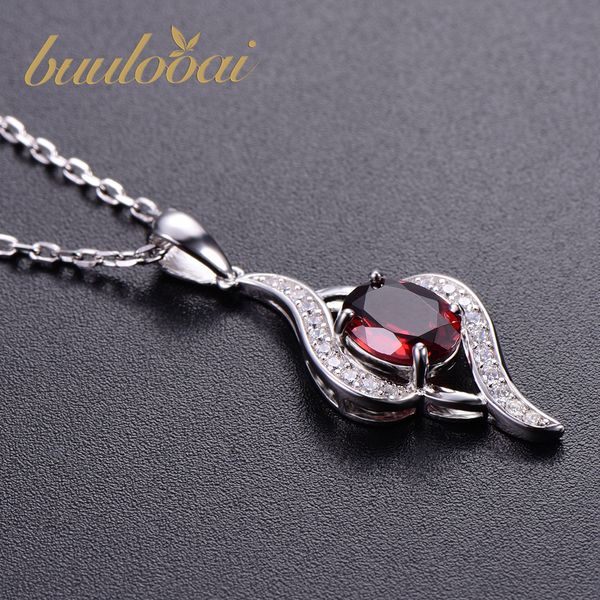 buulooai natural garnet 925 sterling silver pendant fine wedding jewelry for women accessories
buulooai natural garnet 925 sterling silver pendant fine wedding jewelry for women accessories