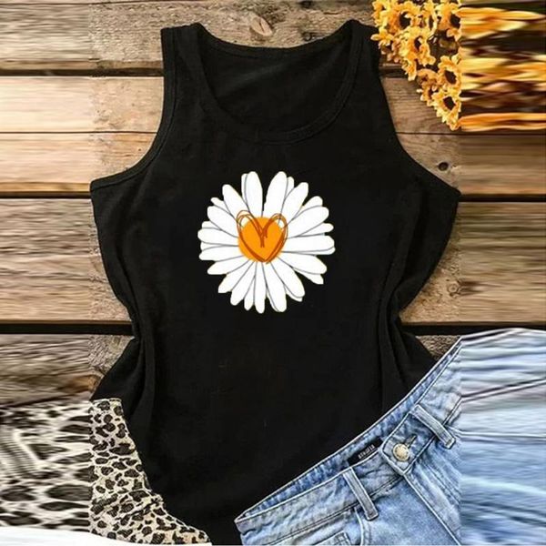 tanks women fashion women casual love print daisy print o-neck sleeveless vest ropa mujer de chaleco de verano, White
tanks women fashion women casual love print daisy print o-neck sleeveless vest ropa mujer de chaleco de verano, White