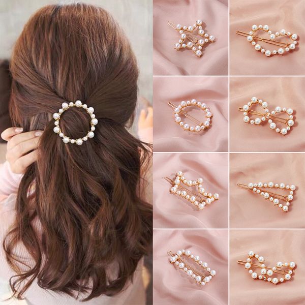 1pc popular korea fashion imitiation pearl hair clip snap barrettes women girl handmade pearl flowers hairpins hair accessories, Slivery;white
1pc popular korea fashion imitiation pearl hair clip snap barrettes women girl handmade pearl flowers hairpins hair accessories, Slivery;white