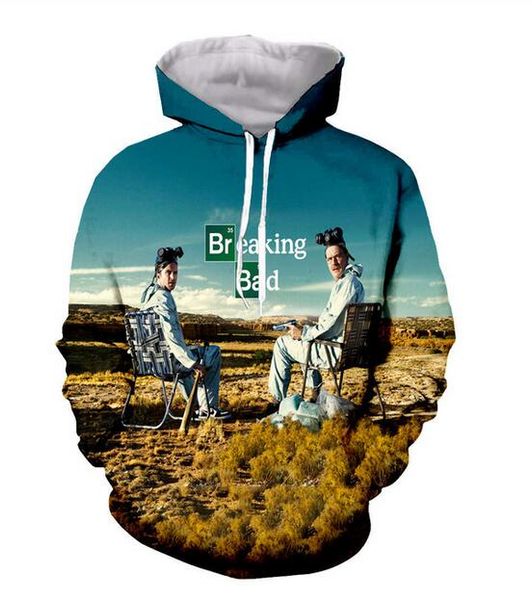 new fashion women / men breaking bad casual 3d printed crewneck sweatshirts hoodies sportwear coat f0322, Black
new fashion women / men breaking bad casual 3d printed crewneck sweatshirts hoodies sportwear coat f0322, Black