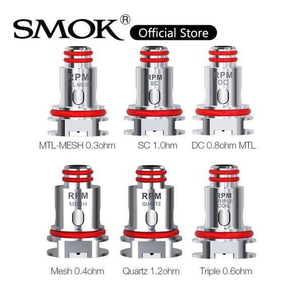 SMOK RPM40 Coil 0.4ohm RPM Mesh 0.6ohm RPM Тройной DC Катушки 1.2ohm Кварц 1.0ohm SC Замена RPM Катушки для RPM40 Kit 100% оригинал
SMOK RPM40 Coil 0.4ohm RPM Mesh 0.6ohm RPM Тройной DC Катушки 1.2ohm Кварц 1.0ohm SC Замена RPM Катушки для RPM40 Kit 100% оригинал