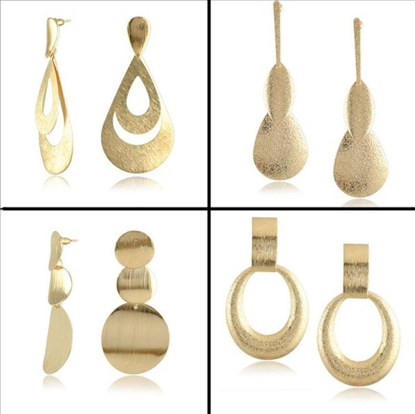 jewelry frosted gold charm earrings brushed gold geometry circle round charm earrings for women fashion, Golden
jewelry frosted gold charm earrings brushed gold geometry circle round charm earrings for women fashion, Golden