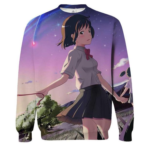 2018 молодежи цифровой печати мультфильм вашей имя пуловеры hoodless фуфайка европейская и американские вскользь спортивная, Black
2018 молодежи цифровой печати мультфильм вашей имя пуловеры hoodless фуфайка европейская и американские вскользь спортивная, Black