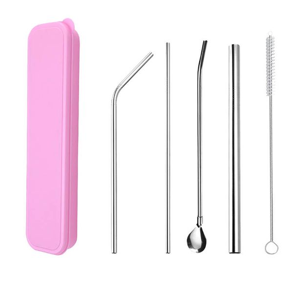 3pcs reusable stainless steel straw + 1pc cleaner brush gold plating metal drinking straws barware wedding party tool @40
3pcs reusable stainless steel straw + 1pc cleaner brush gold plating metal drinking straws barware wedding party tool @40