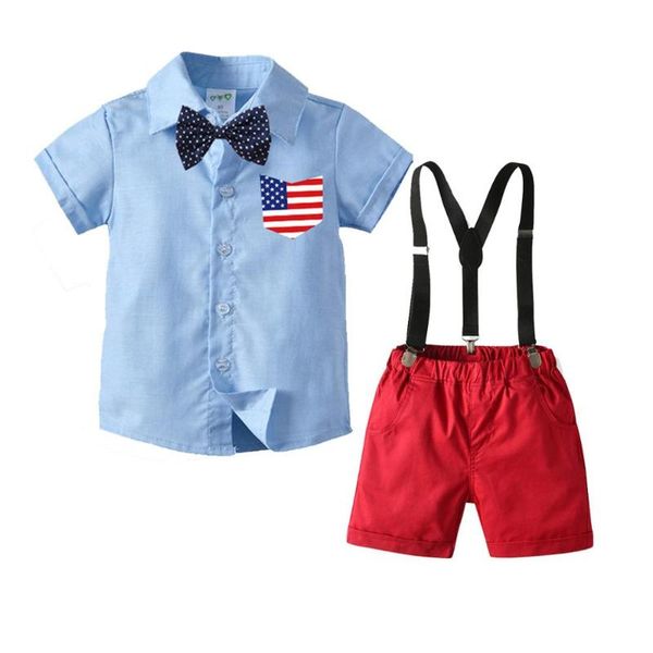 2020 boys children's summer short suit cotton shirt tee short pants strap kid's performance clothing with bow tie, White
2020 boys children's summer short suit cotton shirt tee short pants strap kid's performance clothing with bow tie, White