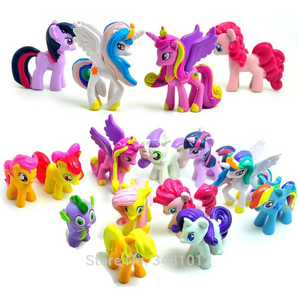12 pc et 5cm my cute pvc lovely little poni hor e action toy figure doll for girl birthday chri tma gift 
12 pc et 5cm my cute pvc lovely little poni hor e action toy figure doll for girl birthday chri tma gift