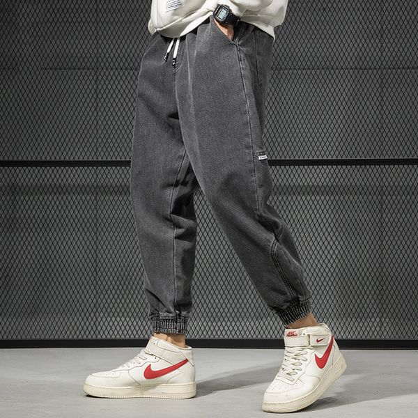 fashion streetwear men jeans loose fit size s-5xl elastic waist cargo pants men harem jeans japanese hip hop joggers, Blue
fashion streetwear men jeans loose fit size s-5xl elastic waist cargo pants men harem jeans japanese hip hop joggers, Blue