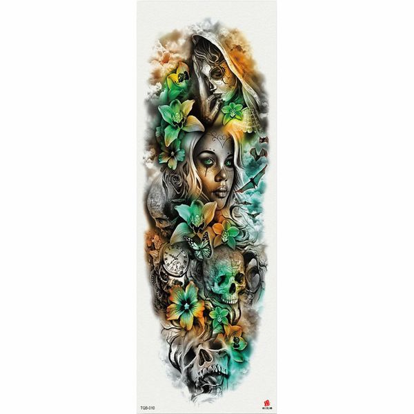 1 piece temporary tattoo sticker yellow green skull roses pattern full flower tattoo with arm body art large fake tattoo
1 piece temporary tattoo sticker yellow green skull roses pattern full flower tattoo with arm body art large fake tattoo