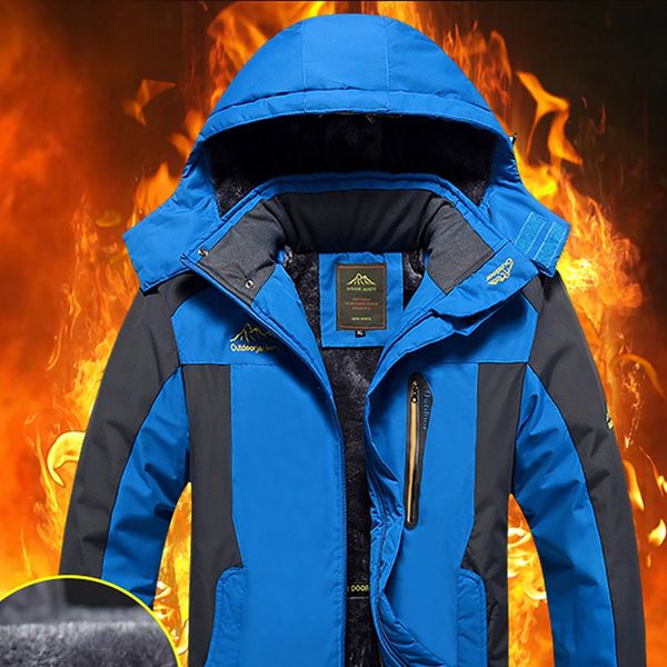 hunting jacket warm hooded detachable waterproof windproof thermal climbing coat outwear outdoor sportswear, Blue;black
hunting jacket warm hooded detachable waterproof windproof thermal climbing coat outwear outdoor sportswear, Blue;black