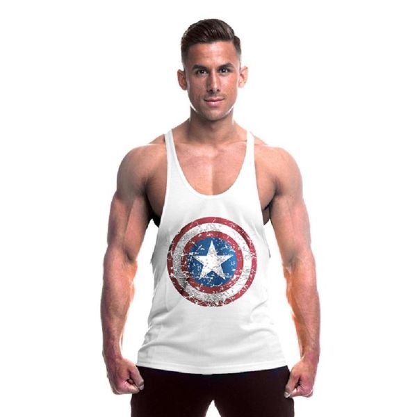 men t shirt vest men bodybuilding cotton tank fitness jerseys stringer printed cartoon sleeveless shirt fashion breathable, White;black
men t shirt vest men bodybuilding cotton tank fitness jerseys stringer printed cartoon sleeveless shirt fashion breathable, White;black