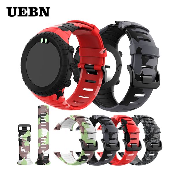 uebn silicone camouflage print sport band for suunto core strap tpu smart watch accessories watchband, Black;brown
uebn silicone camouflage print sport band for suunto core strap tpu smart watch accessories watchband, Black;brown