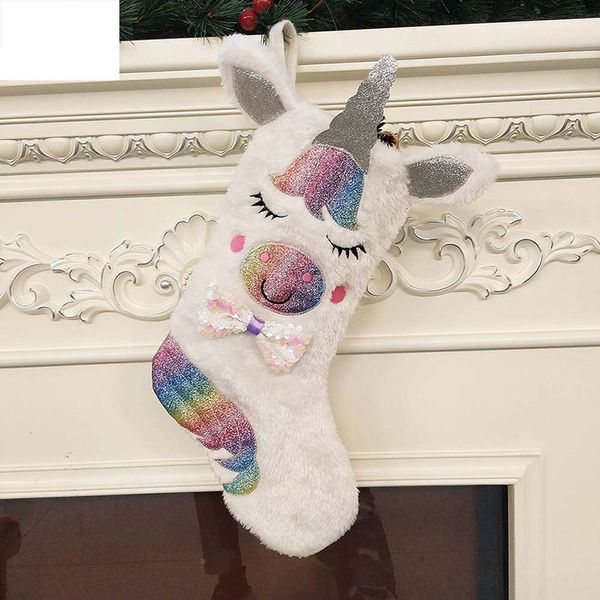 christmas decoration unicorn stocking with light candy bag gifts bag party festive supplies dhl ship wx9-1532
christmas decoration unicorn stocking with light candy bag gifts bag party festive supplies dhl ship wx9-1532