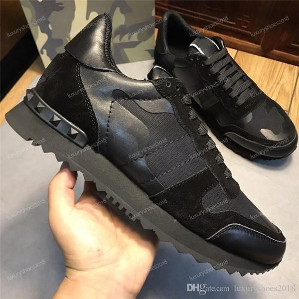 new color camouflage suede rivet camouflage sneakers shoes ladies men stud leisure luxury brand sports shoes, Black
new color camouflage suede rivet camouflage sneakers shoes ladies men stud leisure luxury brand sports shoes, Black