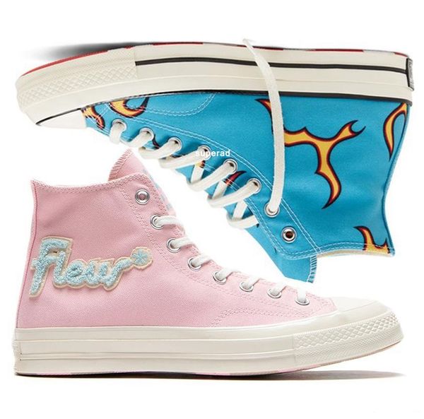 golf le fleur x chuck 70 1970s chenille flames hi men women star skateborad shoes fashion glf high pink blue canvas designer sneakers36-44, Black
golf le fleur x chuck 70 1970s chenille flames hi men women star skateborad shoes fashion glf high pink blue canvas designer sneakers36-44, Black