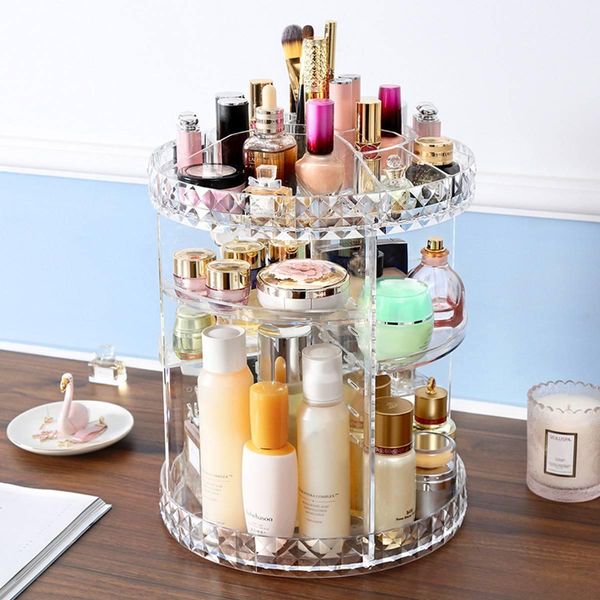 diy 360 degree rotation transparent acrylic cosmetics storage box fashion multifunction detachable makeup beauty organizer y200429
diy 360 degree rotation transparent acrylic cosmetics storage box fashion multifunction detachable makeup beauty organizer y200429