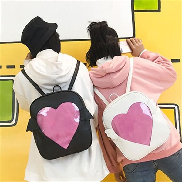 южная корея колледж стиль прозрачный прекрасный сердце окно мягкий сестра рюкзак pu девушка рюкзак средней школы студент сумка
южная корея колледж стиль прозрачный прекрасный сердце окно мягкий сестра рюкзак pu девушка рюкзак средней школы студент сумка