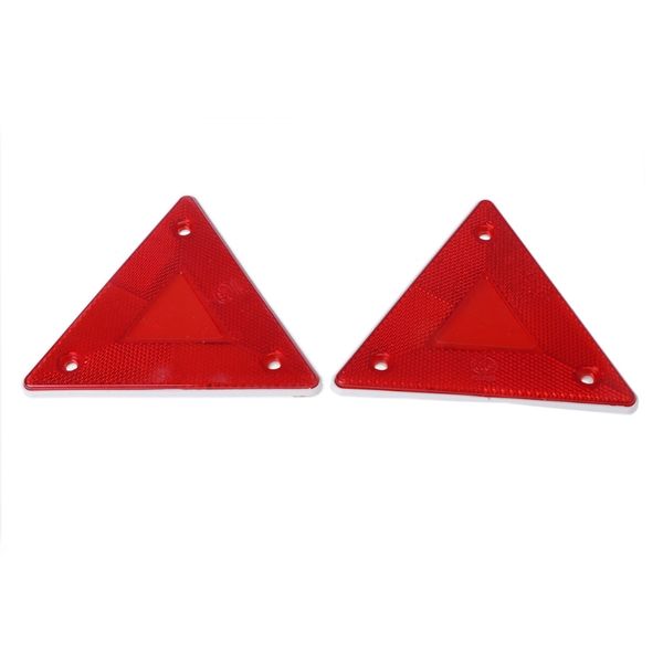 2 pcs triangle warning reflector alerts safety plate rear light trailer fire truck car
2 pcs triangle warning reflector alerts safety plate rear light trailer fire truck car