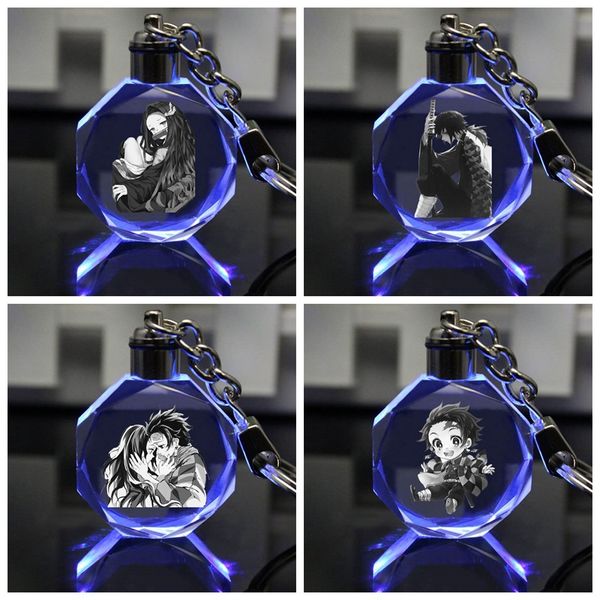 key chain led key ring kamado nezuko брелоков симпатичный брелок аниме женщина дети девушки llavero jewelry demon slayer kimetsu нет yaiba, Silver 
key chain led key ring kamado nezuko брелоков симпатичный брелок аниме женщина дети девушки llavero jewelry demon slayer kimetsu нет yaiba, Silver