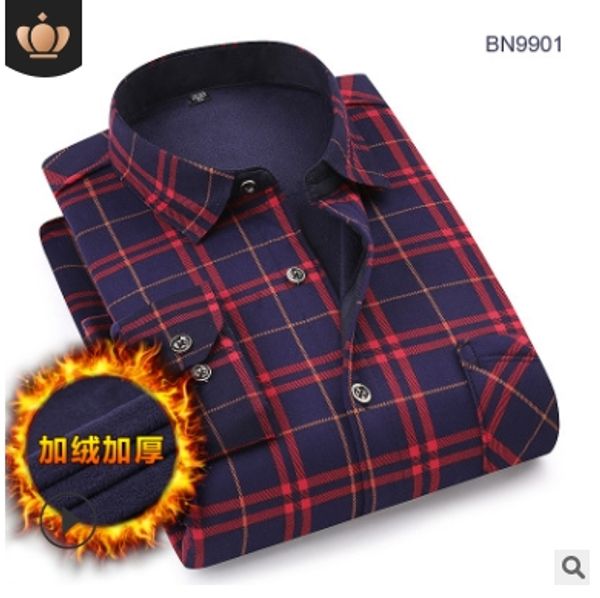 warm shirts for the elderly in winter,men's warm shirts with long sleeves and extra fleece, White;black