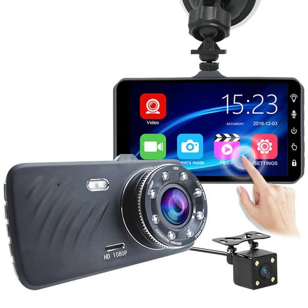 car dvr 4 inch touch auto camera dual lens dash cam video recorder fhd 1080p registrator with rear view camera dashcam
car dvr 4 inch touch auto camera dual lens dash cam video recorder fhd 1080p registrator with rear view camera dashcam