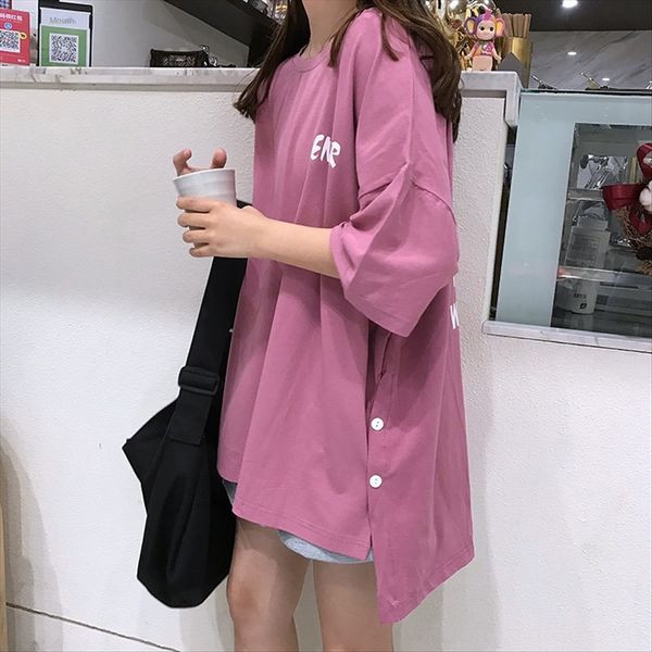 2020 large-size short-sleeved women all-match loose irregular lazy style 2020 large-size short-sleeved t-shirt women all-match loose t-shirt, White
2020 large-size short-sleeved women all-match loose irregular lazy style 2020 large-size short-sleeved t-shirt women all-match loose t-shirt, White