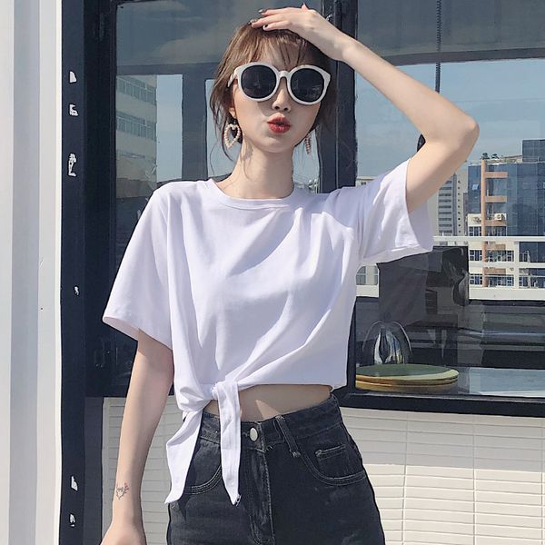 bow tie summer crop white t shirt for women girl tshirt loose tee short sleeve clothes clothing korean style ulzzang
bow tie summer crop white t shirt for women girl tshirt loose tee short sleeve clothes clothing korean style ulzzang