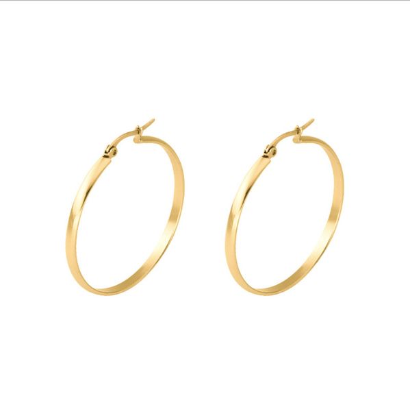 europe and america fashion titanium steel large coil stainless steel earrings ear clip large rims da er quan trend ear stud manu, Silver
europe and america fashion titanium steel large coil stainless steel earrings ear clip large rims da er quan trend ear stud manu, Silver