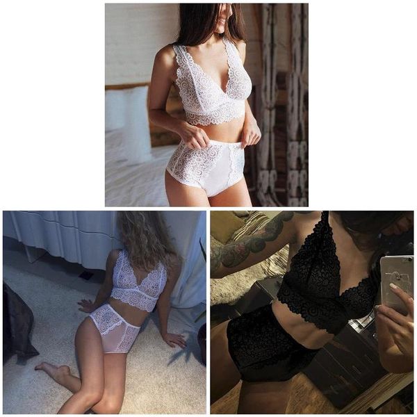 women lingerie set solid color v neck lace splice bra with briefs sn-hot, Red;black
women lingerie set solid color v neck lace splice bra with briefs sn-hot, Red;black