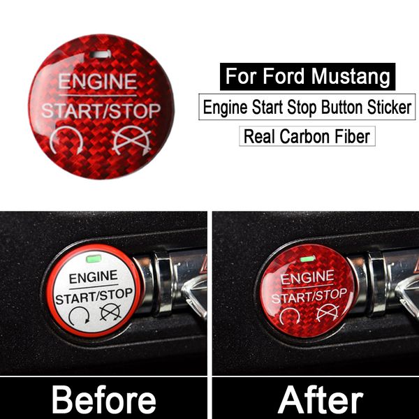 car styling stickers engine start sbutton decoration cover real carbon fiber for mustang 2015 2016 2017 2018 2019
car styling stickers engine start sbutton decoration cover real carbon fiber for mustang 2015 2016 2017 2018 2019