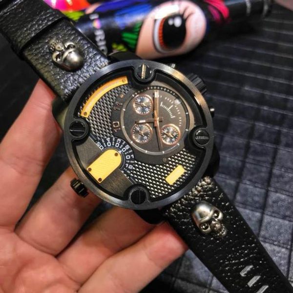 men's fashion luxury watch calfskin watchband mineral toughened glass (904l steel case) quartz movement chronograph 48 mm, Slivery;brown
men's fashion luxury watch calfskin watchband mineral toughened glass (904l steel case) quartz movement chronograph 48 mm, Slivery;brown