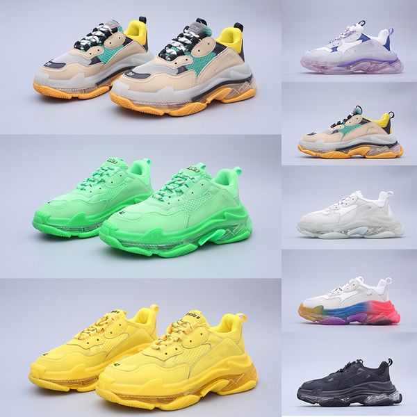pink triple s platform shoes green blue men women casual shoes designer crystal bottom sneakers baskets running shoes 35-45, Black
pink triple s platform shoes green blue men women casual shoes designer crystal bottom sneakers baskets running shoes 35-45, Black