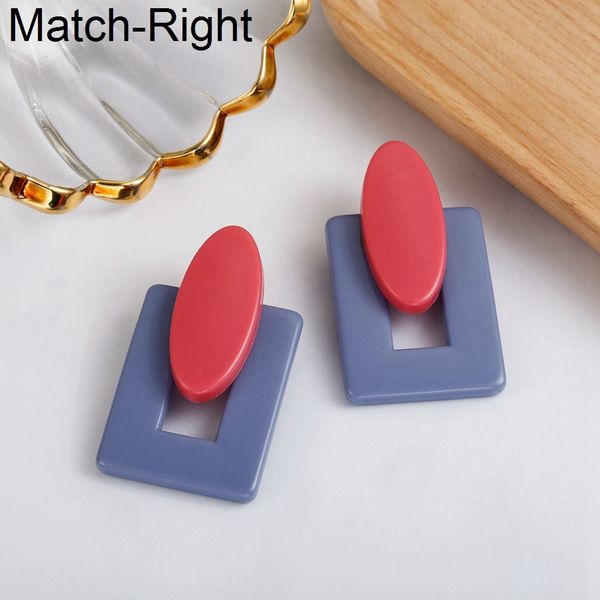 match-right women big statement geometric earrings for women large acrylic korean drop earrings pendant female jewelry sp693, Silver
match-right women big statement geometric earrings for women large acrylic korean drop earrings pendant female jewelry sp693, Silver