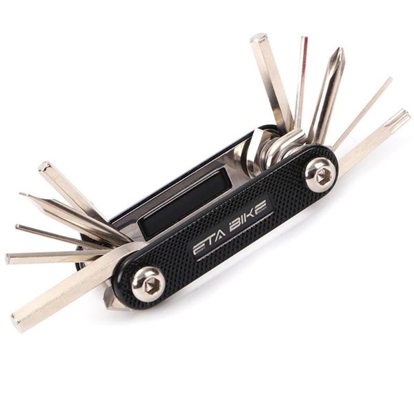 11 in 1 repair tools key chain hex bike removal tyre level multifunctional screwdrivers kit wrench combination
