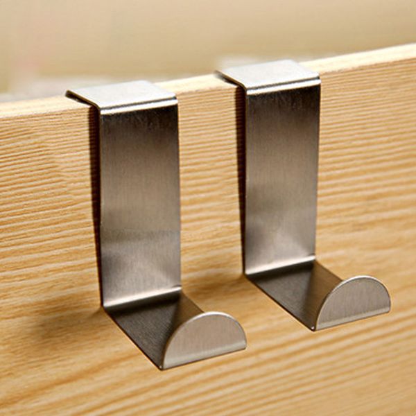 2pcs door hook stainless steel kitchen cabinet clothes bag hanger hook clips home storage hanger organizer
2pcs door hook stainless steel kitchen cabinet clothes bag hanger hook clips home storage hanger organizer