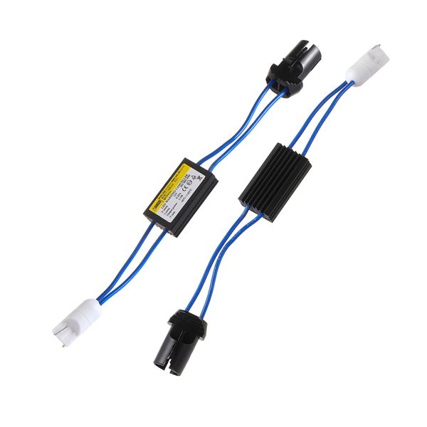 2pcs warning canceller t10 led bulbs adapters error decoders decoder no error canceller kit with wiring adapter load resistor
2pcs warning canceller t10 led bulbs adapters error decoders decoder no error canceller kit with wiring adapter load resistor
