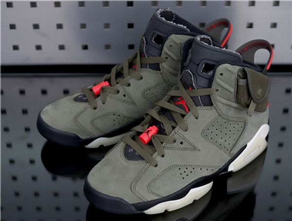 2019 travis x 6 medium olive green mens basketball shoes designer 6s sports hococal sneakers trainers scotts jumpman des chaussures schuhe, Black
2019 travis x 6 medium olive green mens basketball shoes designer 6s sports hococal sneakers trainers scotts jumpman des chaussures schuhe, Black