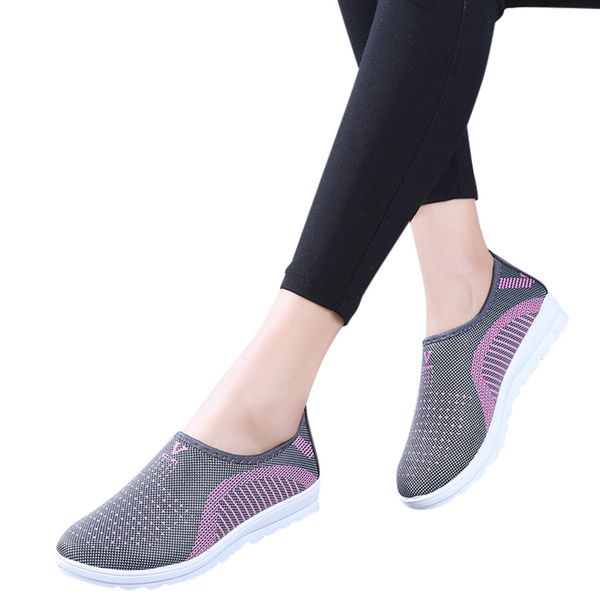 casual flat ladies shoes women mesh flat with cotton casual walking stripe sneakers loafers soft platform shoes woman, Black
casual flat ladies shoes women mesh flat with cotton casual walking stripe sneakers loafers soft platform shoes woman, Black