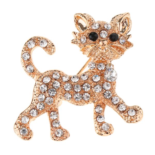 fashion cat pin rhinestone brooch inlaid crystal animal breast pin for banquet wedding prom anniversary valentines gifts, Gray
fashion cat pin rhinestone brooch inlaid crystal animal breast pin for banquet wedding prom anniversary valentines gifts, Gray