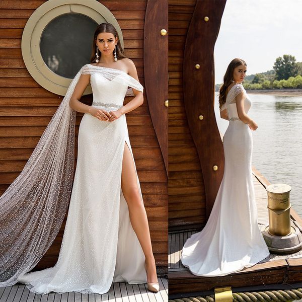 silviamo mermaid wedding dresses off shoulder covered button side split appliques tulle bridal gowns sweep train robes de mariée, White
silviamo mermaid wedding dresses off shoulder covered button side split appliques tulle bridal gowns sweep train robes de mariée, White