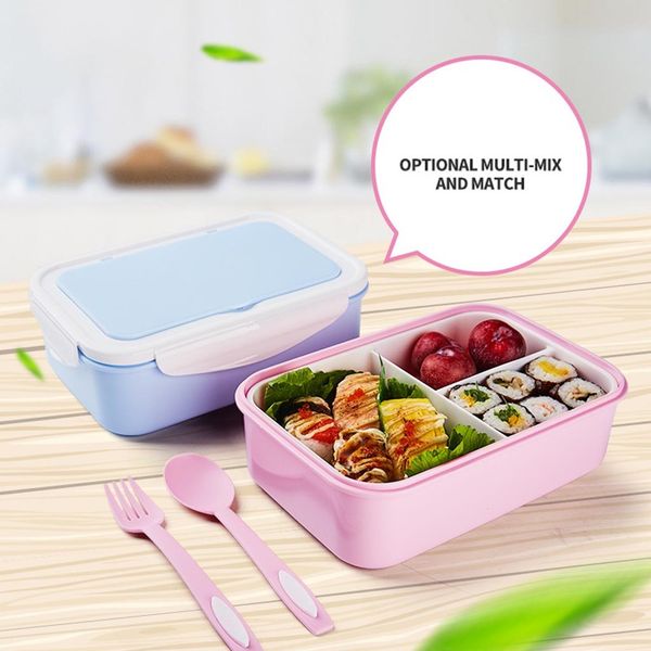 1400ml kids plastic bento lunch box bento box 3 compartments cutlery fruit container storage boxes case container organizer
1400ml kids plastic bento lunch box bento box 3 compartments cutlery fruit container storage boxes case container organizer