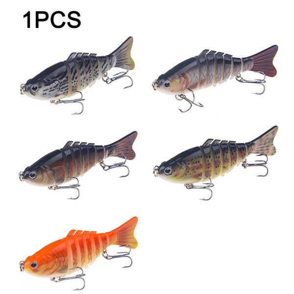 simulation 7 section fish bait plastic crankbaits hook lures angling tackle fishing acessories color random
simulation 7 section fish bait plastic crankbaits hook lures angling tackle fishing acessories color random