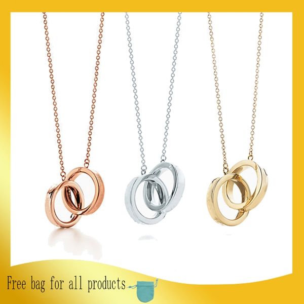 1: 1 original model s925 sterling silver necklaces for women fashion double circle necklaces ladies logo jewelry birthday gift
1: 1 original model s925 sterling silver necklaces for women fashion double circle necklaces ladies logo jewelry birthday gift